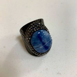 Sodalite stone ring